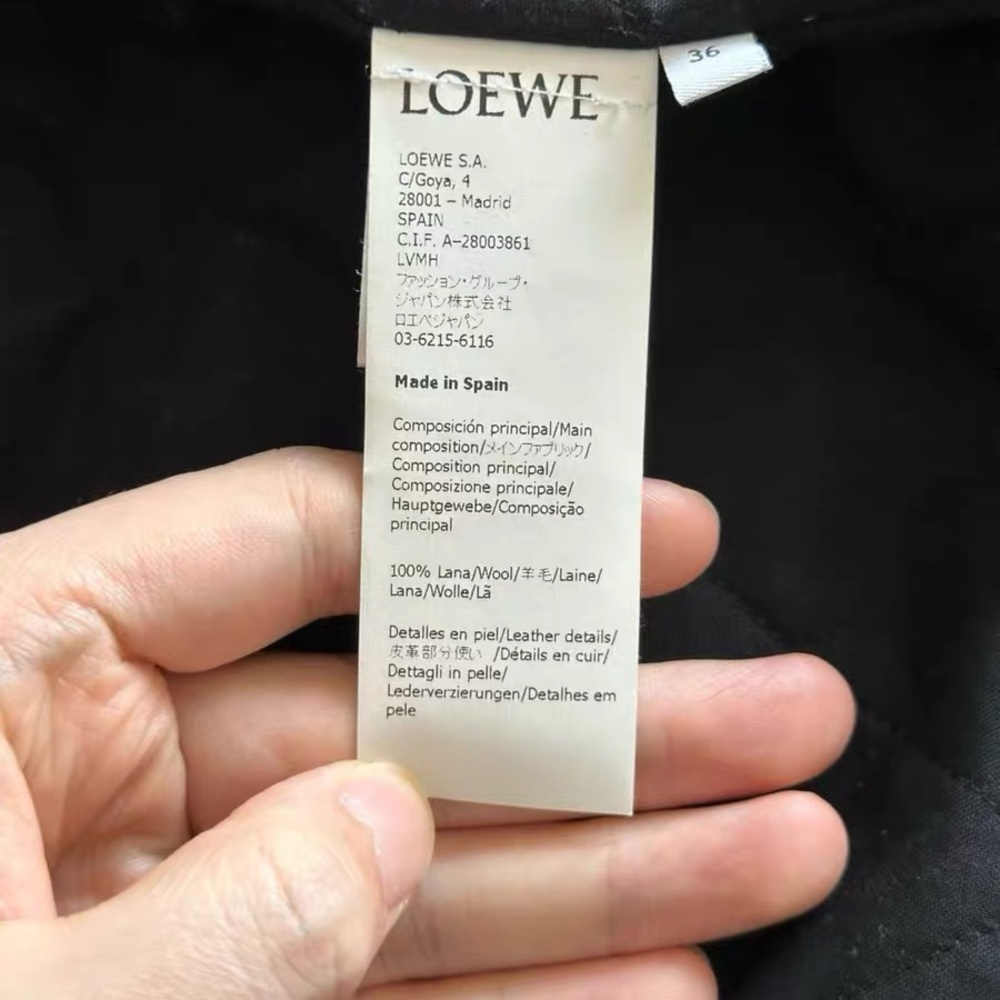 Authentic Loewe Multicolor Striped Utility Jacket with Black Pocket - Picture 5 of 5
